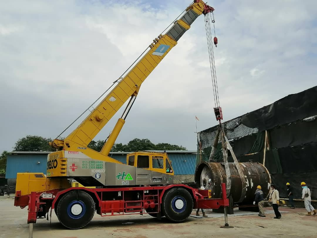 Supply Crane 45 Ton Job Lifting 1 Unit Column 15 Ton & 2 Unit Column 9 Ton